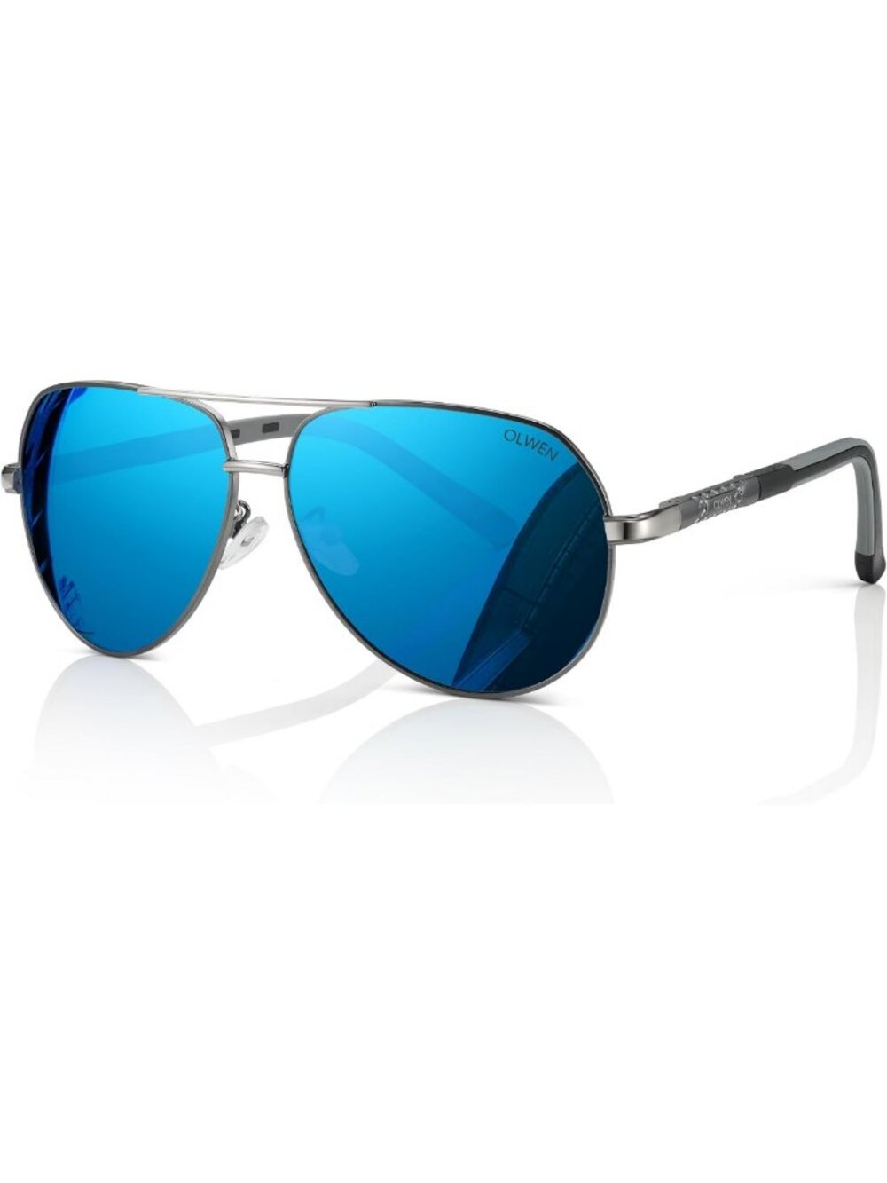 XXL Aviator Sunglasses for Large Heads | Extra Large Big & Tall | Free Hard Case
